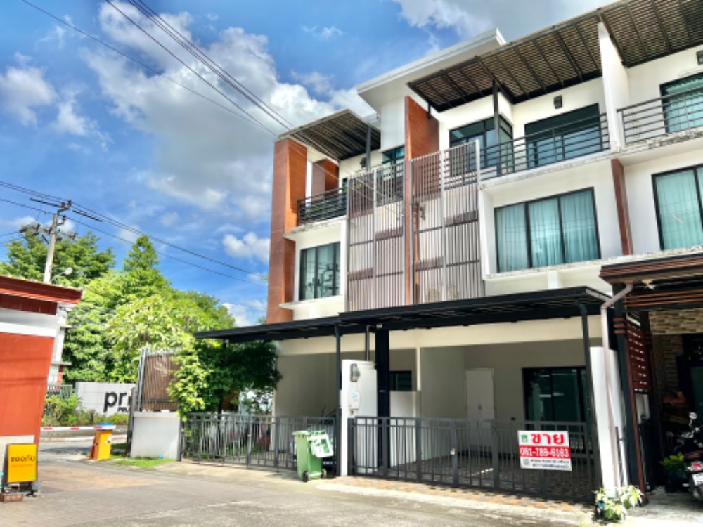 For SaleTownhouseNawamin, Ramindra : Modern Town home for sale, 3 floors, ready to move in, PRIVET FIDELIO village, Ratchada-Ramintra.