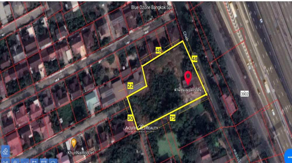 For SaleLandMin Buri, Romklao : Land for sale In  Soi Ramkhamhaeng 118 Yaek 33 .