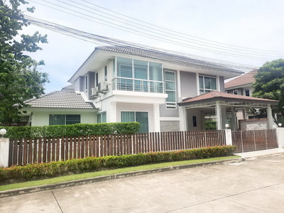 For SaleHousePathum Thani,Rangsit, Thammasat : Single detached house for sale in Life Bangkok Boulevard, Rangsit Klong 3, corner house, area 68.4 sq.wa., Rangsit-Nakhon Nayok Road, Thanyaburi, Pathum Thani, near Future Park Rangsit.