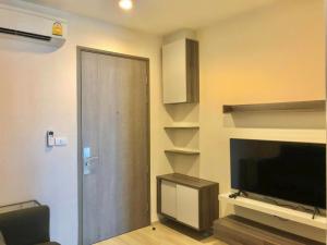 For RentCondoRatchadapisek, Huaikwang, Suttisan : For rent!!! Centric Ratchada Huaykwang (Centric Huay Kwang Station) near MRT Huai Khwang 100 meters, chilling walk, complete electrical appliances, 1 bedroom, 1 bathroom, 1 living room, 10th floor, size 27 square meters, closed kitchen