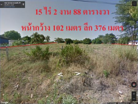 For SaleLandPattaya, Bangsaen, Chonburi : Land for sale (15-2-88)rai Soi Thung Klom Tan Man 29 Nong Prue, Bang Lamung, Chonburi
