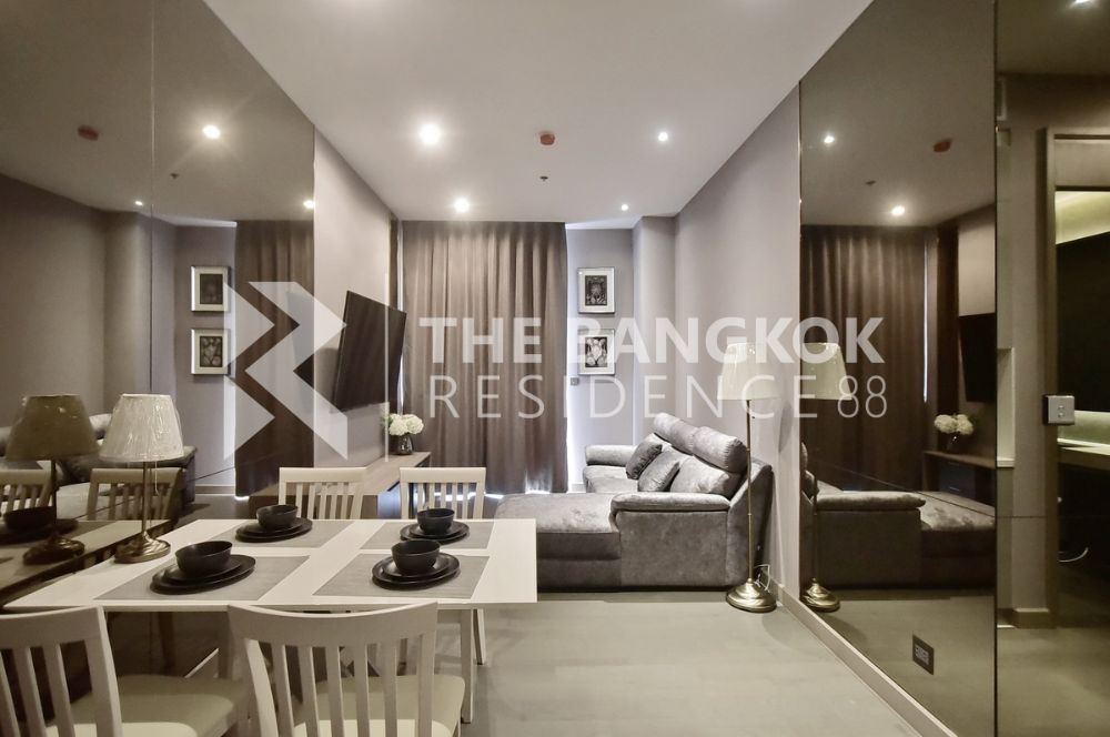 For SaleCondoRama9, Petchburi, RCA : 🔥 Urgent sale, very cheap, The esse at singha complex 2 bedrooms 77 sqm 22 MB, beautiful room, fully furnished, lower than market, beautiful view, good selling position and easy to rent.