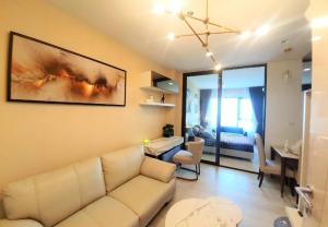 For RentCondoWitthayu, Chidlom, Langsuan, Ploenchit : Life one wireless,1 Bed plus, 40th floor, sky high, Makkasan garden view. Fully furnished, new building, only 24,000 baht/month, beautiful view, new room, ready to move in (Fully furnished)