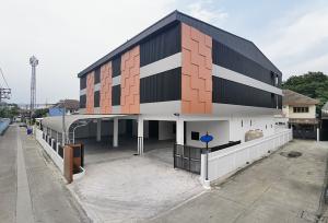 For RentOfficeBangna, Bearing, Lasalle : 3-Storey Office with Warehouse near BTS Bearing For Rent