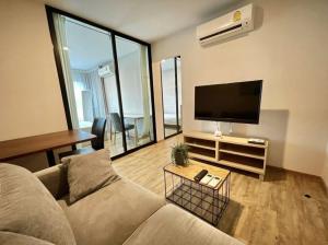 For RentCondoKasetsart, Ratchayothin : Condo for rent, 2 bedrooms, near BTS Bang Bua 200 meters, convenient transportation, suitable for students Easy to divide project - Notting Hill Phahol-kaset
