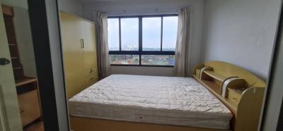 For RentCondoOnnut, Udomsuk : [A498] Big room, cheapest in the building 🔥🔥🔥 Special price 7,500 baht Condo for rent, Lumpini Ville Sukhumvit 77 (Phase-2) / Lumpini Ville Sukhumvit 77 (Phase-2), size 35 sq.m. . 17th floor, Building B, near BTS On Nut 900 meters