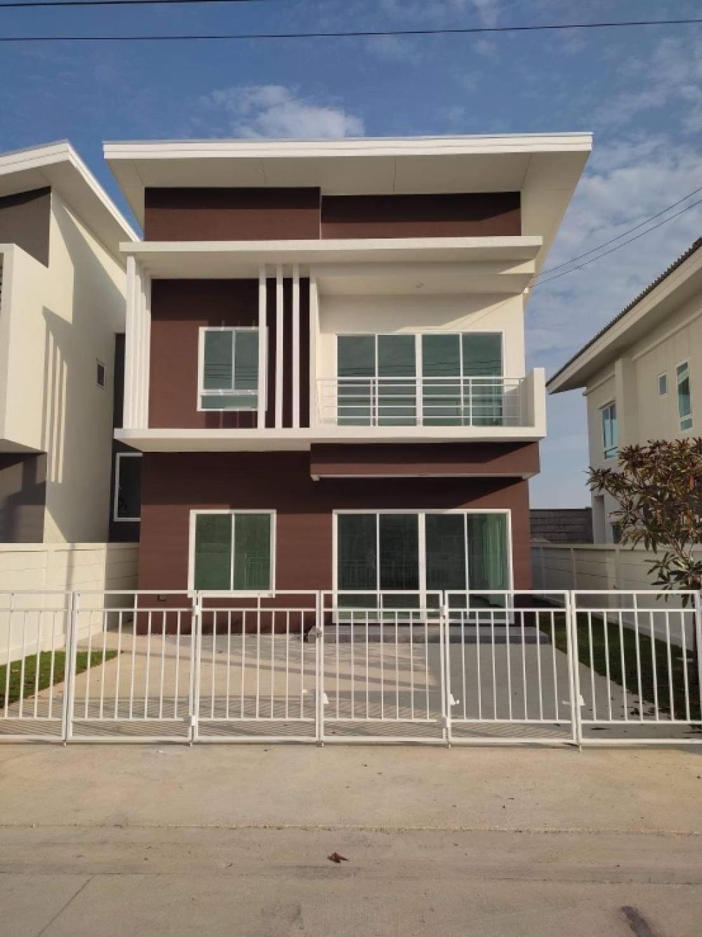For RentHousePathum Thani,Rangsit, Thammasat : Rent a very new house. Supalak City Village, Lam Luk Ka Klong 7