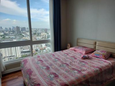 For RentCondoSamut Prakan,Samrong : 🏙LK224 Condo for rent, The Metropolis Samrong Interchange, area 35 sq.m., 31st floor, Building A, beautiful view, fully furnished, electrical appliances, next to BTS Samrong - only 12,000 baht/month🔥✨