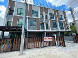 For RentHome OfficeVipawadee, Don Mueang, Lak Si : For Rent Townhome / Home Office for rent, 3 floors, New Noble Connect project, Don Mueang, accessible on 2 roads, both Vibhavadi Rangsit and Phaholyothin, behind the middle, new condition, 2 air conditioners, can be a registered company office