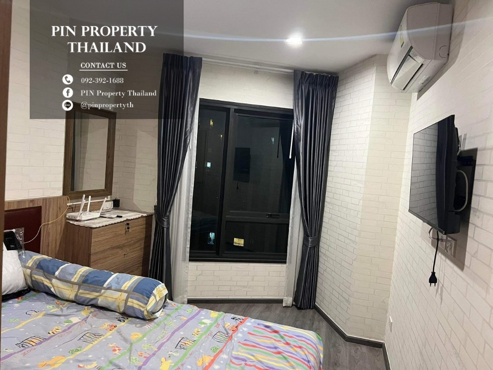 For RentCondoPattanakan, Srinakarin : ✦✦✦ R-00137 Condo for rent, Rich park @ tripple station, beautiful room, fully furnished, has a washing machine, call 092-392-1688 (Pui)