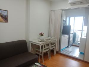 For RentCondoSamut Prakan,Samrong : Condo for rent, The President Sukhumvit, Sukhumvit-Samut Prakan, next to BTS Praksa, river view. Complete furniture and electrical appliances ready to move in