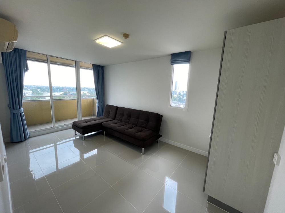 For SaleCondoChaengwatana, Muangthong : Condo for sale, M Society, Building A, 10th floor, 2 bedrooms, 1 bathroom, size 50.49 sq m, 2 air conditioners.