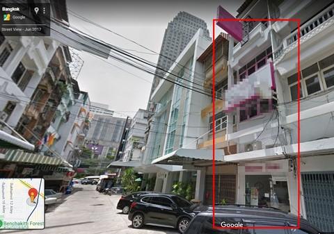 For RentShophouseSukhumvit, Asoke, Thonglor : 5 storey building for rent in Asoke area, Sukhumvit area, near Asoke intersection, opposite Exchange Tower, suitable for clinic or business.
