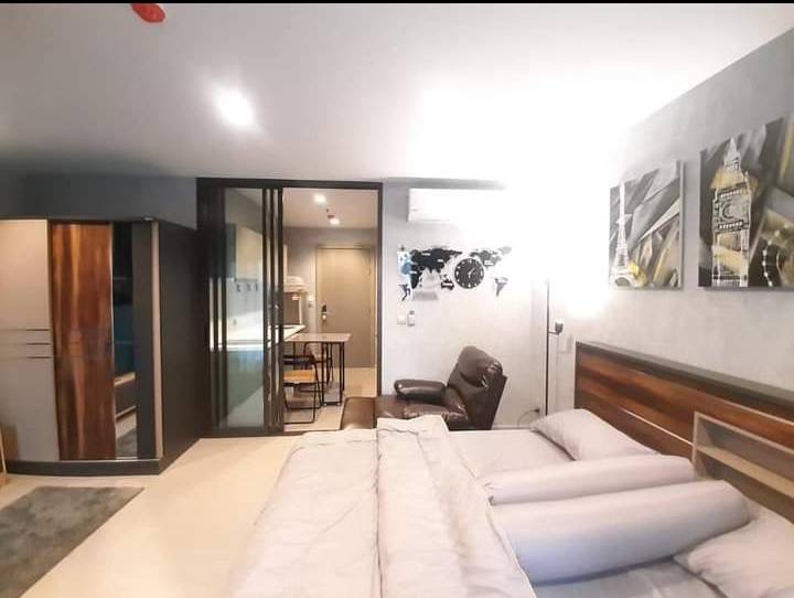 For RentCondoRama9, Petchburi, RCA : (S)LI328_J LIFE ASOKE RAMA 9, beautiful room, luxurious decoration, good value, beautiful view, high floor, ready to move in