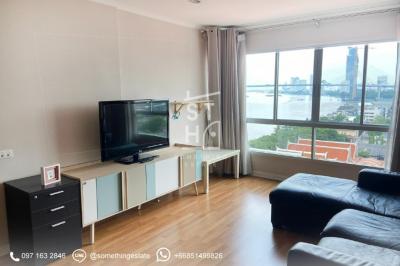 For RentCondoRama3 (Riverside),Satupadit : Lumpini Park Riverside | 2 bedrooms Unit with by the River
