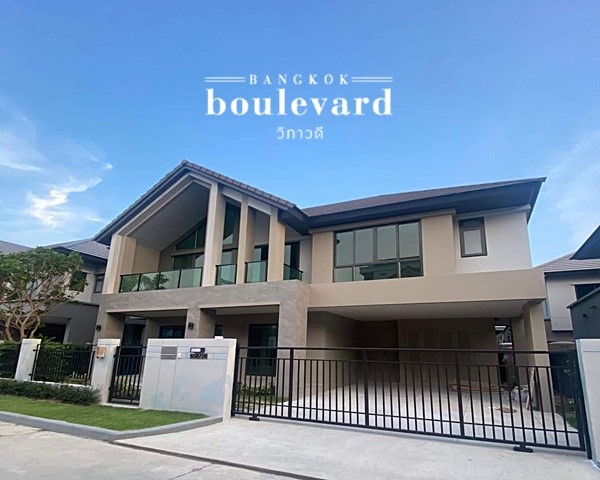 For RentHouseVipawadee, Don Mueang, Lak Si : (For Rent) ** Bangkok Boulevard Vibhavadi, luxury detached house in Modern Luxury style **
