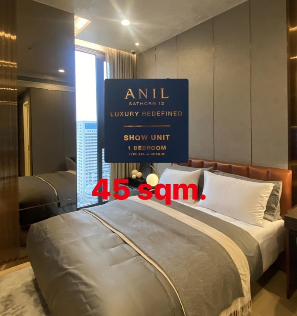 For SaleCondoSathorn, Narathiwat : Urgent sale, special price, 1 bedroom, 45 sq m., first-hand room from the project. To make an appointment, call 085-9455-666 (First)