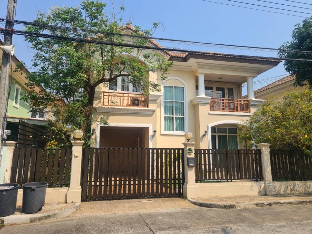 For RentHousePathum Thani,Rangsit, Thammasat : For rent, single house, Passorn 3, Rangsit, Khlong 3, area 50.8 sq wa, furnished, ready to move in, good value, reasonable price, near Big C, seven bazaar