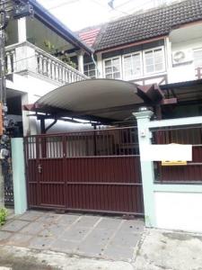 For RentTownhouseLadprao101, Happy Land, The Mall Bang Kapi : HR308 Townhouse for rent, 2 floors, Prachathai Village, Soi Ladprao 93, fully furnished, convenient transportation