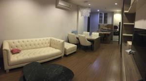 For RentCondoBang Sue, Wong Sawang, Tao Pun : Condo for rent, Chewathai Residence, Bang Pho, size: 2 bedrooms, 2 bathrooms, 78 sqm, 17th floor, corner room, view of the Chao Phraya River.