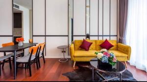 For RentCondoSukhumvit, Asoke, Thonglor : 🍑 Condo for rent KHUN by YOO, luxury level, in the heart of Thonglor, 1 bathroom, 1 bathroom, beautiful and luxurious room Fully furnished, convenient transportation, ready to move in