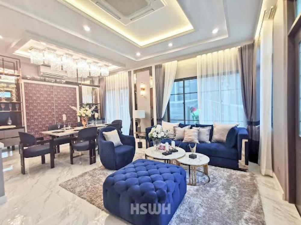 For SaleHouseVipawadee, Don Mueang, Lak Si : Luxury mansion in the heart of Vibhavadi Model house for sale, best location, in front of the garden, next to the clubhouse, walking distance to swimming. The Grand Vibhavadi 60 The Grand Vibhavadi 60 (H22222)