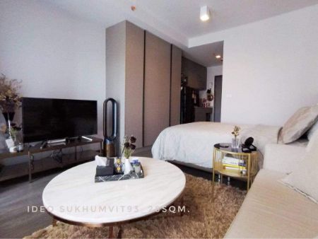 For RentCondoOnnut, Udomsuk : Condo for rent, beautiful room, large central area, Ideo Sukhumvit 93 (Ideo Sukhumvit 93) 28 sqm., next to BTS Bang Chak