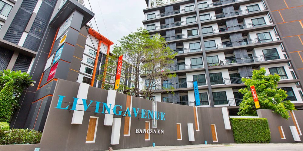 For SaleCondoPattaya, Bangsaen, Chonburi : Fully Furnished !!! Condo in Chonburi for Sale , Living Avenue Bangsaen Near Burapha University , 2 Balcony Beautiful View