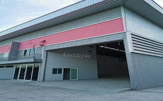 For RentWarehouseNakhon Pathom, Phutthamonthon, Salaya : Warehouse for rent, warehouse with new office building, size 500 sq.m., Sai Noi - Salaya area, Nong Phao Yai.