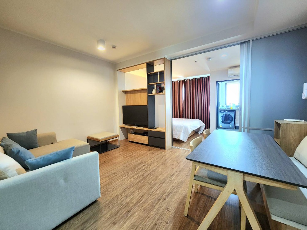 For RentCondoRama3 (Riverside),Satupadit : U Delight Riverfront Rama 3 for rent - 1 bedroom, size 41 sq.m., 17th floor, river view with fully fernished 18,000 / month