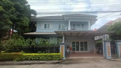 For RentHouseLadkrabang, Suwannaphum Airport : A single house with a spacious garden view. This size is usually rented at 65,000 baht.