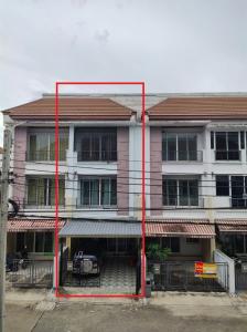 For RentTownhouseLadprao101, Happy Land, The Mall Bang Kapi : For rent, Baan Klang Muang, Lat Phrao 101 Townhome 🦮🐱🐈 can raise dogs and cats ✍ 💥 Rental price 27,000 baht / month only!!!! 💥