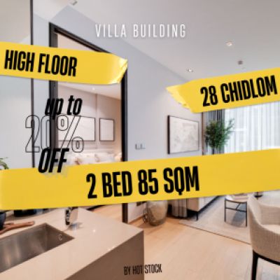 For SaleCondoWitthayu, Chidlom, Langsuan, Ploenchit : Villa building, 2 bedrooms, 85.0 sq m, beautiful view 💥 Shock Price, sale 28.3 minus 🔥 with many secret promotions Sold by project sales / only one room, special urgent price, talk to us 🔥