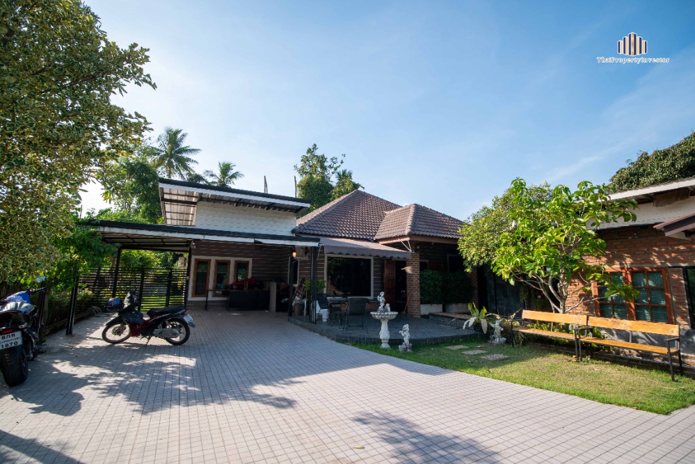 For SaleHouseRayong : House with restaurant, Mountain view!!! House with restaurant for sale 148 sq.wa, Ban Chang, Rayong, near Sam Nak Thon Municipality 5 minutes from U-Tapao Airport