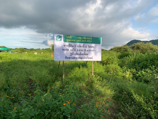For SaleLandCha-am Phetchaburi : Land for sale in Kaeng Krachan, mountain view, no flooding, only 600 meters from the road 3510, in front of a public road, suitable for agriculture, allocating, living, cheap, Yang Chum, Thung Kled, Wang Chan, Kaeng Krachan, Phetchaburi