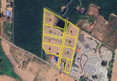 For SaleLandPattaya, Bangsaen, Chonburi : Land for sale, share for sale, size 17 rai, Nong Yai, Chonburi. (Broker attached to owner)