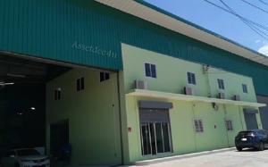 For RentWarehouseRama 2, Bang Khun Thian : Warehouse with office for rent, Bang Kradi, Bang Khun Thian, size 650 sq.m., ten wheels can enter.