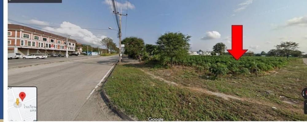 For SaleLandSriracha Laem Chabang Ban Bueng : Land for sale 25 rai 3 ngan 98 sq m. Land near Aber Mall, Laem Chabang, 2.5 km from Vitharam Hospital Laem Chabang, in front of the land next to the public road, Muang Mai 2 Road, along the line, 400 meters long, 100 meters deep, selling price rai 10 mil
