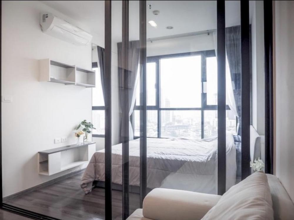For RentCondoOnnut, Udomsuk : 🏙LK172 Condo for rent, The Base Park West-Sukhumvit 77, size 26 sq.m., 2nd floor, beautiful room, fully furnished and electrical appliances, near BTS On Nut - only 10,000 baht / month 🔥✨