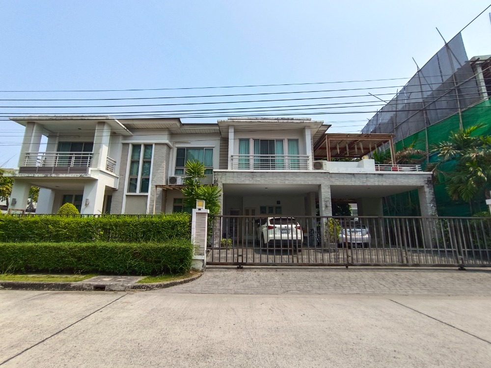 For SaleHouseLadkrabang, Suwannaphum Airport : Luxury house for sale, Perfect Masterpiece Rama 9, next to Stamford University, 5 bedrooms, has a swimming pool.