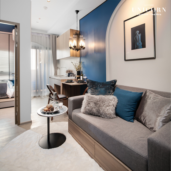 For SaleCondoThaphra, Talat Phlu, Wutthakat : Condo for Sale Altitude Unicorn Sathon-Tha Phra O meter BTS Talat Phlu!!