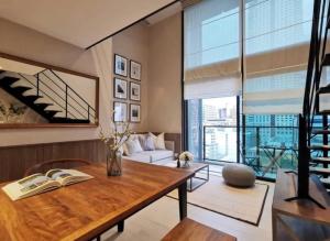 ให้เช่าคอนโดสีลม ศาลาแดง บางรัก : for rent The Lofts silom 1 bed duplex super deal !! ❤️✨🌟