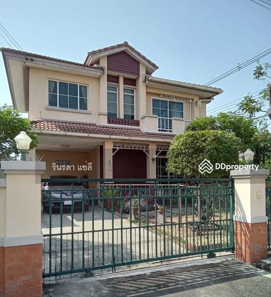 For SaleHousePathum Thani,Rangsit, Thammasat : For Sale Manthana Rangsit Project beautiful house, good location Only 10 minutes from the train station, fully furnished You can come in
