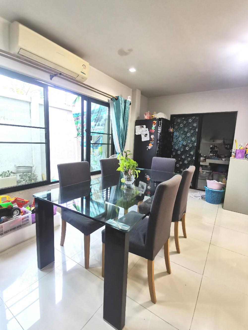 For SaleHouseVipawadee, Don Mueang, Lak Si : Quick sale, 2-storey townhome, I-Grand Design Vibhavadi project, near Don Mueang Airport, behind the soi, near security guards. 28 sq. wa., next to Vibhavadi Road