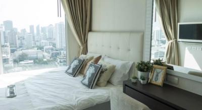 For RentCondoSukhumvit, Asoke, Thonglor : (S)IV028_H IVY THONGLOR, beautiful room, fully furnished, wide room, beautiful view, ready to move in the heart of the city