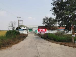 For SaleLandSuphan Buri : Land for sale with factory buildings, good location, next to the road, Bang Ta Than Subdistrict, Song Phi Nong District, Suphan Buri Province