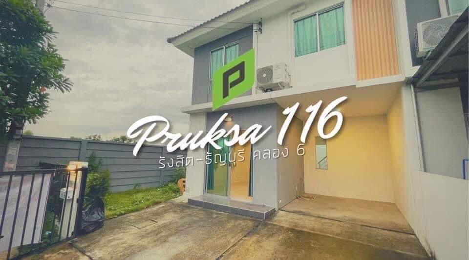 For SaleTownhousePathum Thani,Rangsit, Thammasat : (HP008) Townhouse for sale, Pruksa 116 project, contact us at ID Line: @thekeysiam (with @ too) Add me!