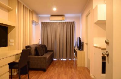 For RentCondoRama9, Petchburi, RCA : For rent 💜 Lumpini Park rama9 💜 beautiful room, fully furnished. Ready to move in, high floor, good atmosphere