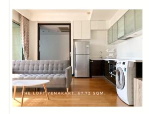 For RentCondoSathorn, Narathiwat : Rent! Cozy and minimal but private in Town at The Lofts Yennakart 2 bedrooms size