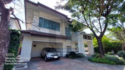 For SaleHouseRattanathibet, Sanambinna : 🔥For SALE or RENT💸 (( THE CITY RATTANATHIBET )) Spacious Garden area, 2 Story House Decorate Japanese Style🎏Fully-Furnished and Jacuzzi Bath🛁Travel via Sirat-Expy or Nonthaburi Station Purple Train🚉